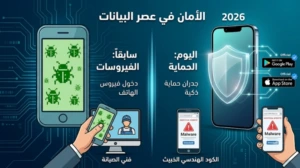 صوره تشرح الحمايه والامان فى عصر الذكاء الاصطناعي وارتباطه بالأمن السيبرانى فى الهواتف الحديثه والاقمار الاصطناعية
