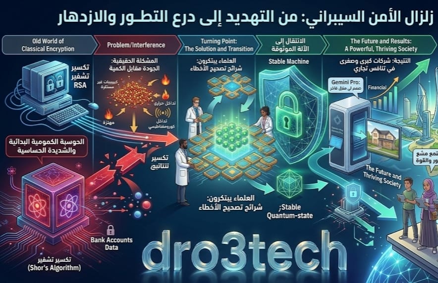 الحوسبة الكمومية تجاريًا 2026: الثورة الفائقة التي تعيد تشكيل الأمن السيبراني والذكاء الاصطناعي العالمي