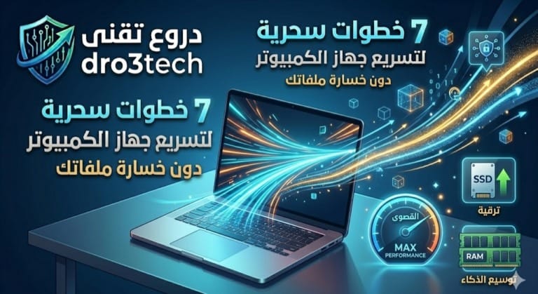 7 خطوات سحرية لتسريع جهاز الكمبيوتر (ويندوز) بدون الحاجة لعمل فورمات