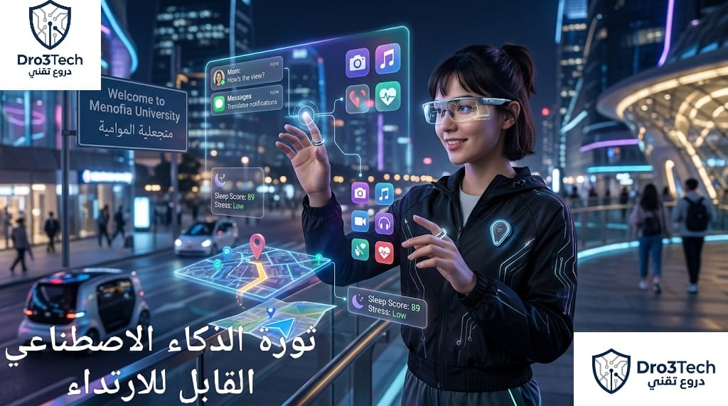 ثورة الذكاء الاصطناعي القابل للارتداء: هل نودع شاشات الهواتف الذكية قريباً 2026؟