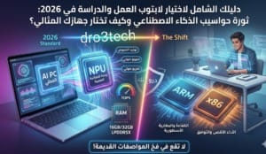 دليلك الشامل لاختيار لابتوب العمل والدراسة في 2026: ثورة حواسيب الذكاء الاصطناعي وكيف تختار جهازك المثالي؟
