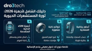 الساعات والأجهزة القابلة للارتداء في 2026: ثورة المستشعرات الحيوية وهل أصبحت بديلاً حقيقياً للهواتف؟