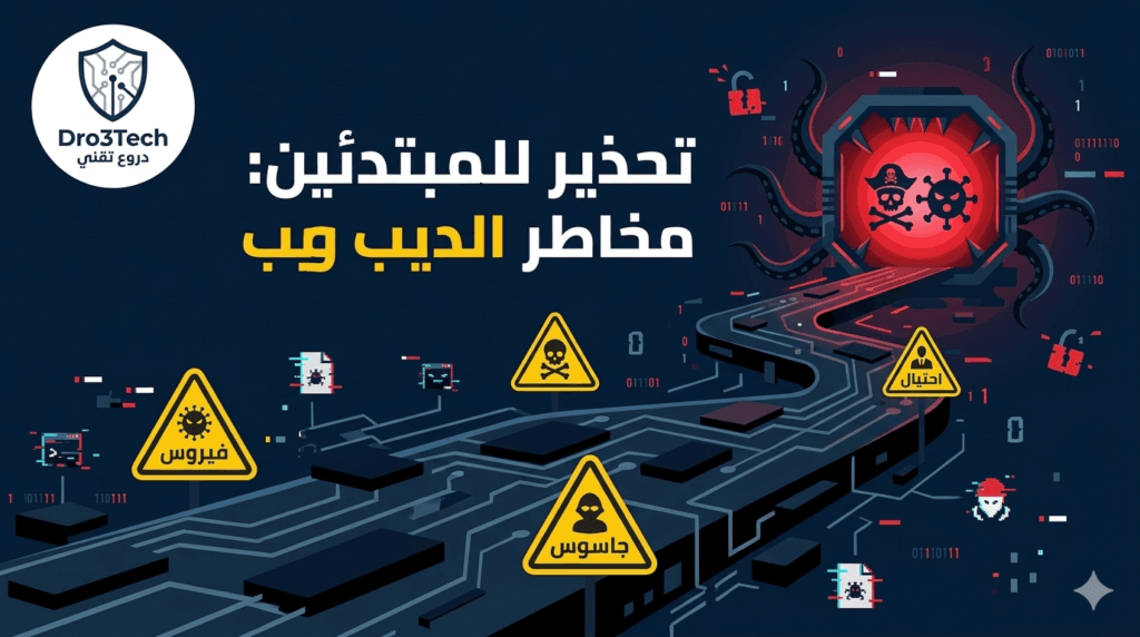 تحذير أمني خطير: لماذا يجب عليك الابتعاد عن “الويب المظلم” في 2026؟ | دروع تقنى