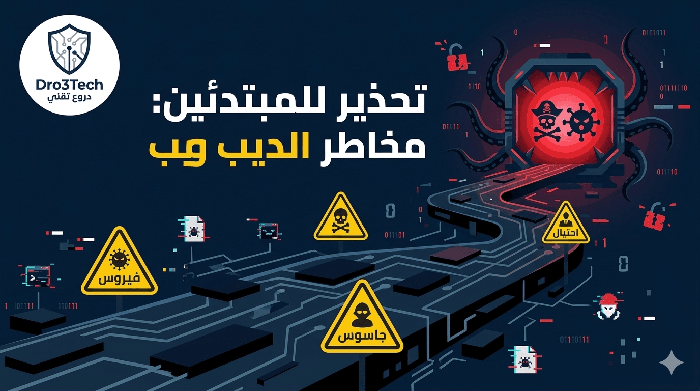 تحذير أمني خطير: لماذا يجب عليك الابتعاد عن “الويب المظلم” في 2026؟ | دروع تقنى