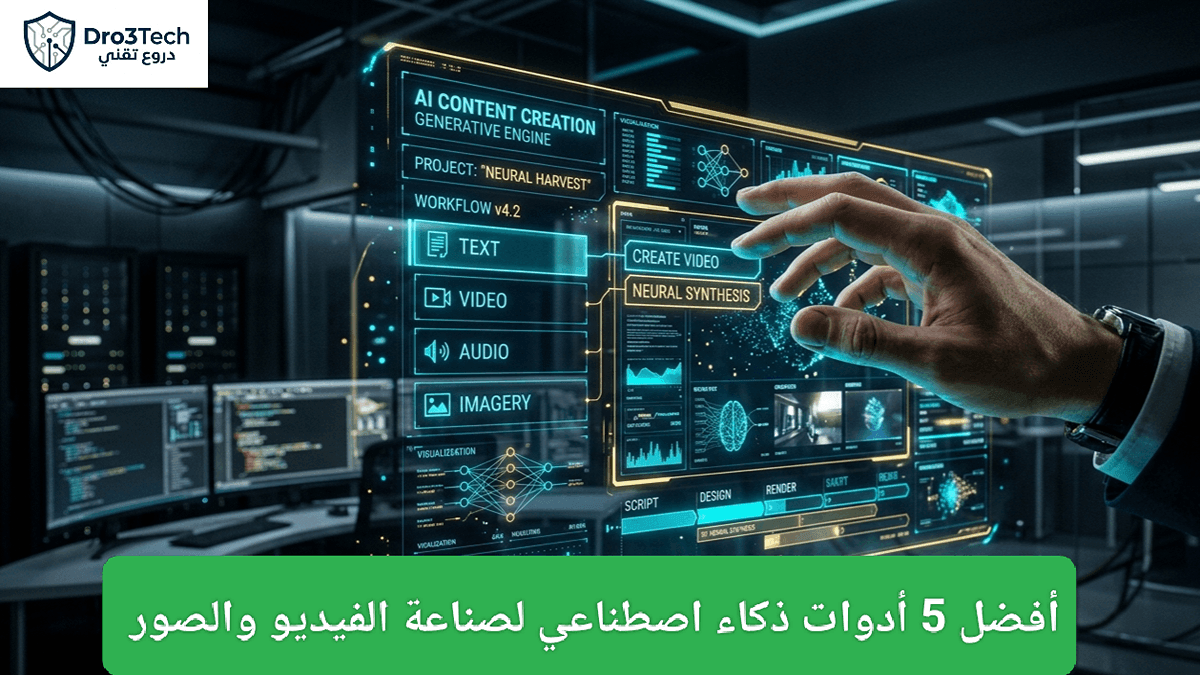 ثورة الإنتاج الرقمي 2026: أفضل 5 أدوات ذكاء اصطناعي لصناعة الفيديو والصور (والحقيقة الصادمة عن رفض أدسنس ويوتيوب)
