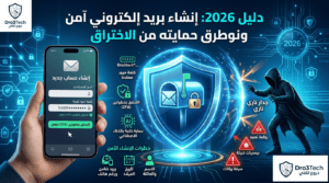 “دليل 2026: إنشاء بريد إلكتروني آمن وطرق حمايته من الاختراق