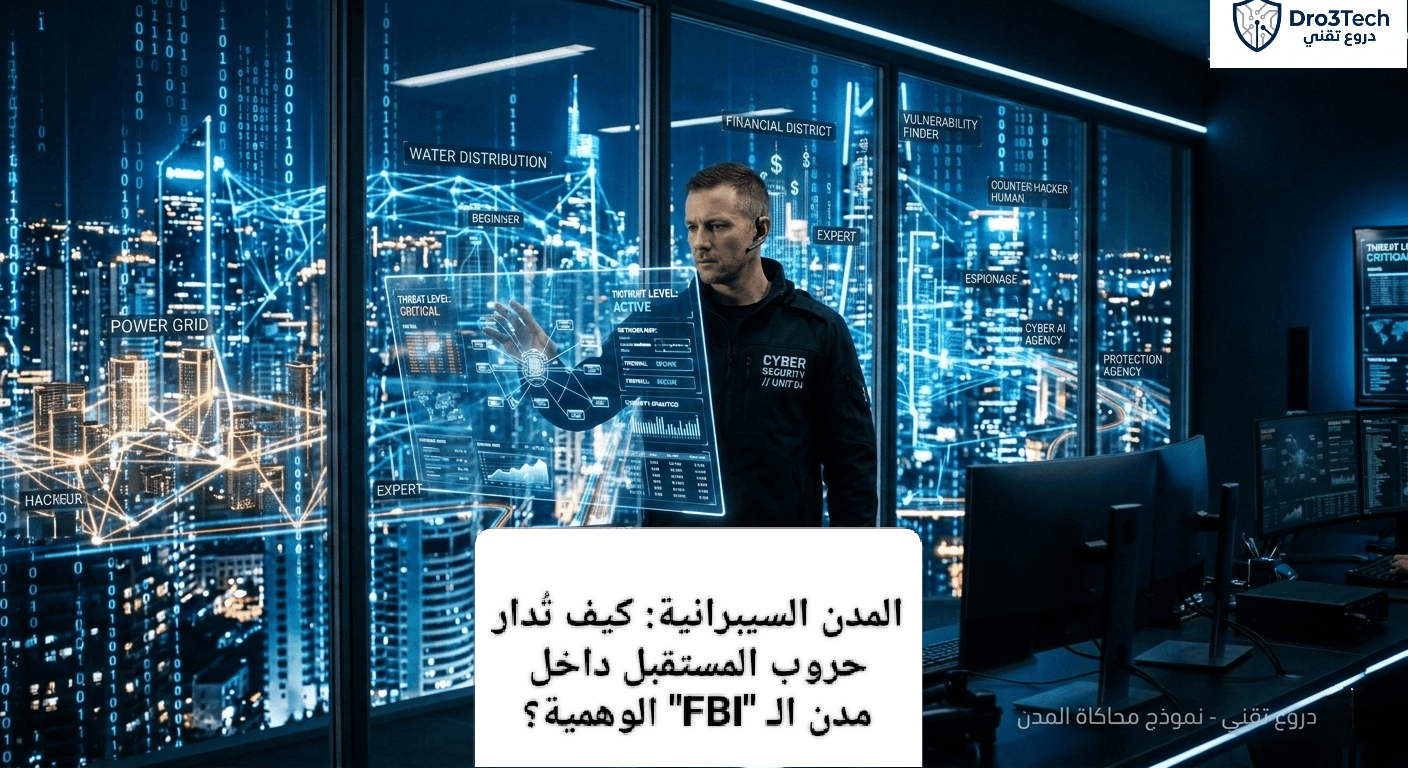 المدن السيبرانية: كيف تُدار حروب المستقبل داخل مدن الـ “FBI” الوهمية؟