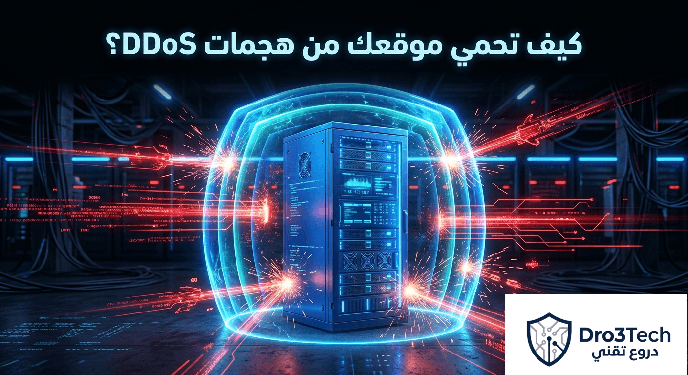 دليل دروع تقني الشامل: ما هو هجوم الدوس اتاك (DDoS) وكيف تحمي موقعك في 2026؟