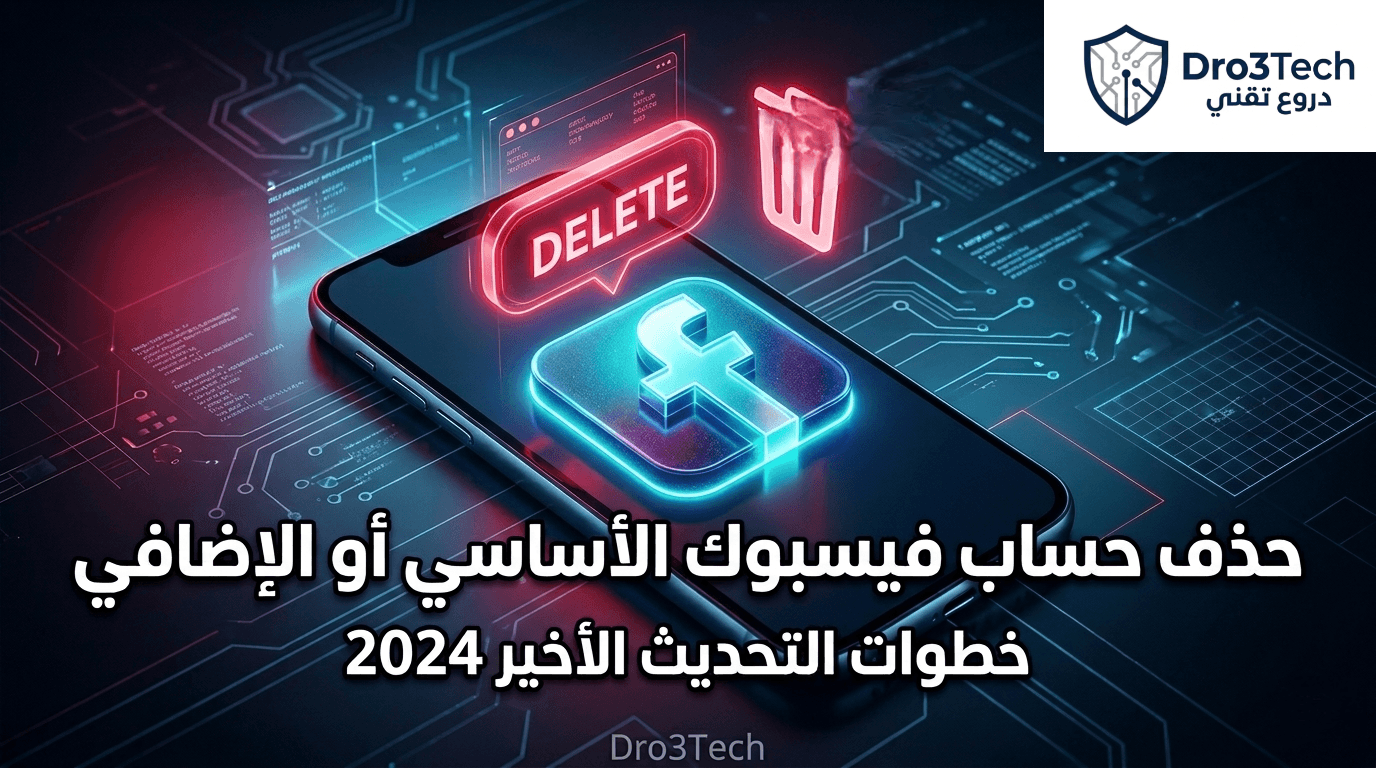 الدليل الشامل: كيفية حذف أو إلغاء تنشيط حساب فيسبوك الأساسي والإضافي بعد التحديثات الأخيرة