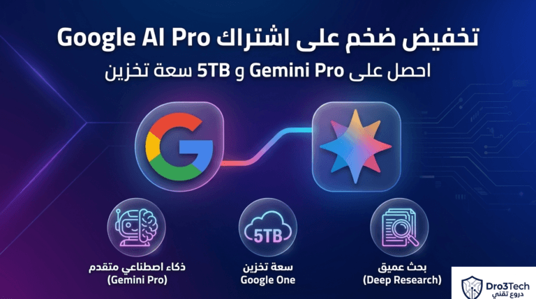 جوجل تطلق تخفيض Google AI Pro ضخم: ثورة الذكاء الاصطناعي من جوجل بين يديك الآن