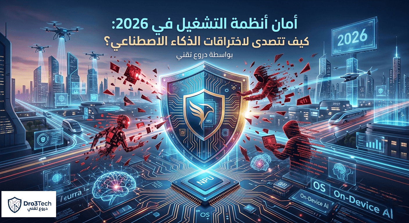 حرب الأمن السيبراني في 2026: كيف تتصدى أنظمة التشغيل الحديثة لبرمجيات التجسس واختراقات الذكاء الاصطناعي؟