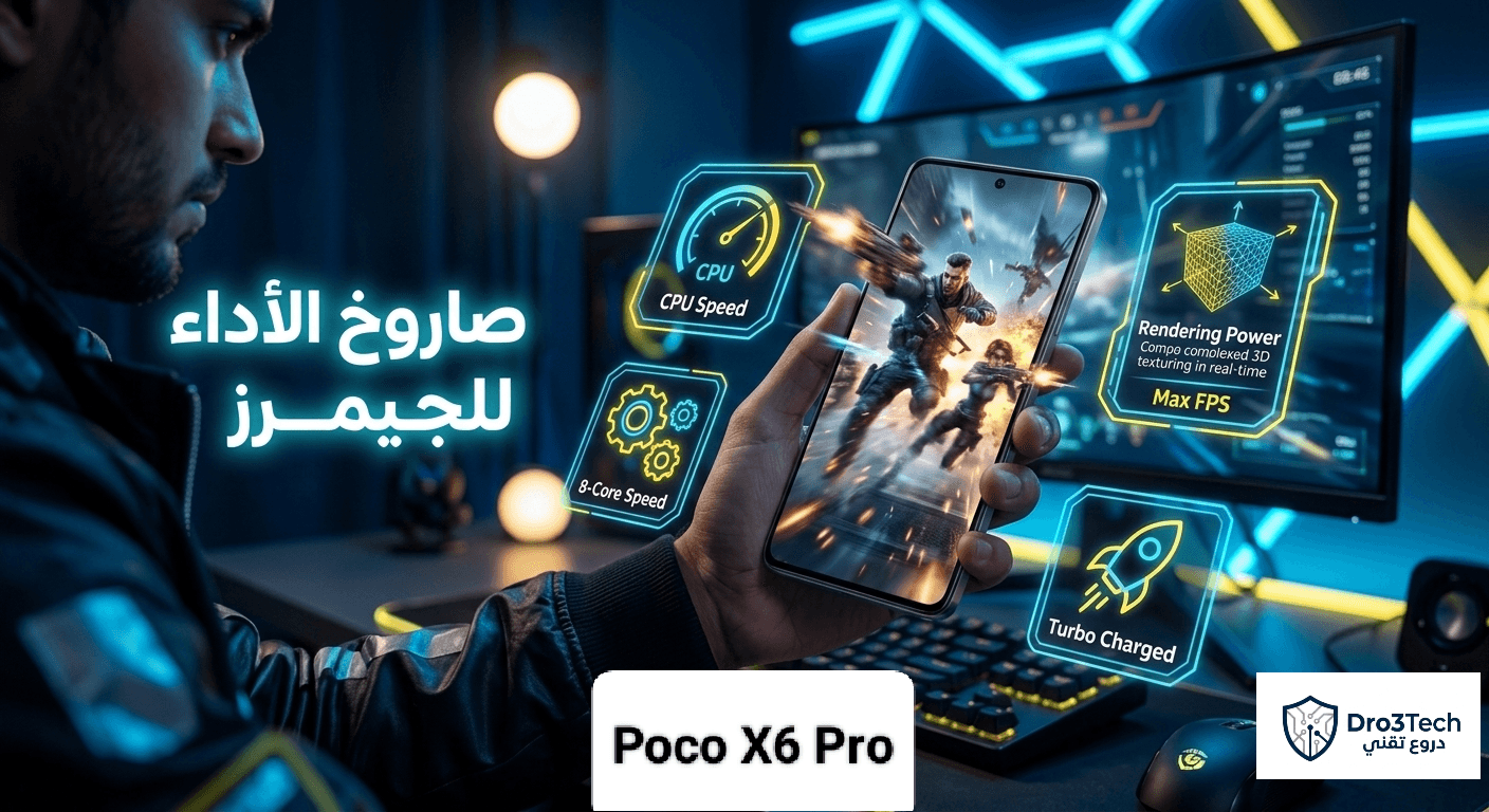 هاتف Poco X6 Pro أقوى هاتف فئة متوسطة للألعاب وصناع محتوى البث المباشر.