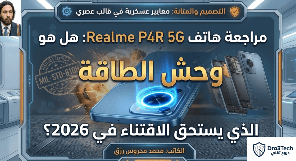 مراجعة هاتف Realme P4R 5G: هل هو “وحش الطاقة” الذي يستحق الاقتناء في 2026؟