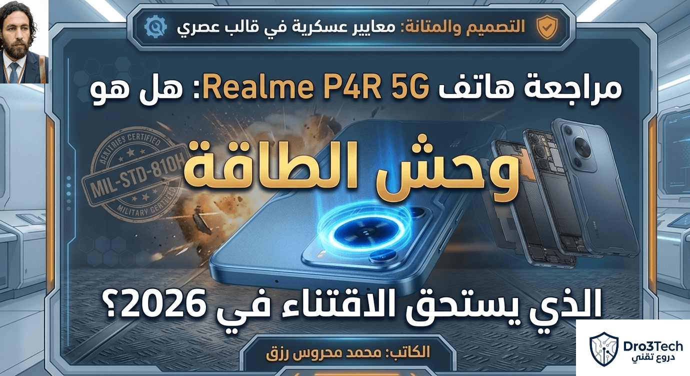 مراجعة هاتف Realme P4R 5G: هل هو “وحش الطاقة” الذي يستحق الاقتناء في 2026؟