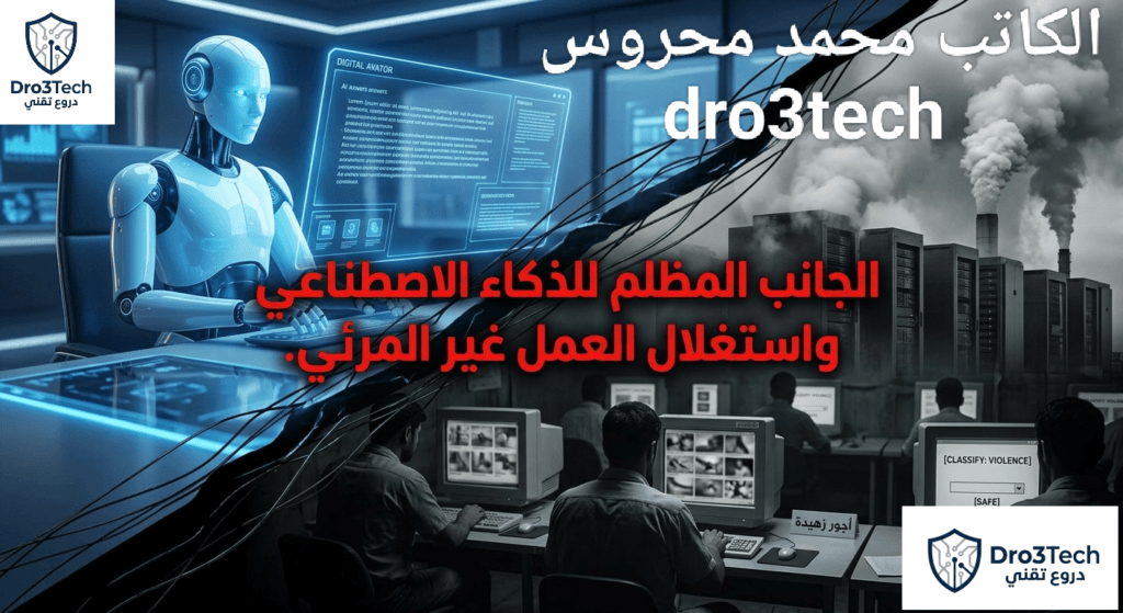 الوجه المظلم للذكاء الاصطناعي: حقيقة “العمل غير المرئي” وكذبة استقلالية الآلة