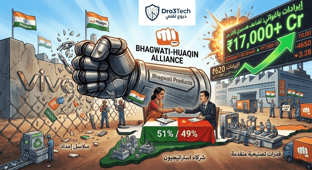 تحالف باغواتي وهواشين بنسبة 51% واستحواذ مايكروماكس على مصنع فيفو لقفزة تاريخية في إيرادات تصنيع الهواتف في الهند