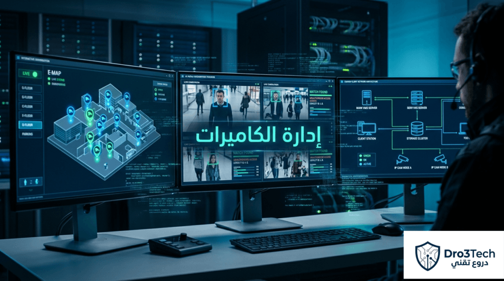مراجعة لأفضل برامج إدارة كاميرات المراقبة الاحترافية التي تدعم الخرائط الإلكترونية وتقنيات التعرف على الوجوه.