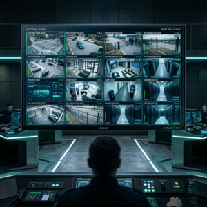 مراجعة شاشة Samsung CCTV الاحترافية لعام 2026: دليل تجهيز غرف التحكم المركزية