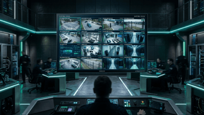 مراجعة شاشة Samsung CCTV الاحترافية لعام 2026: دليل تجهيز غرف التحكم المركزية